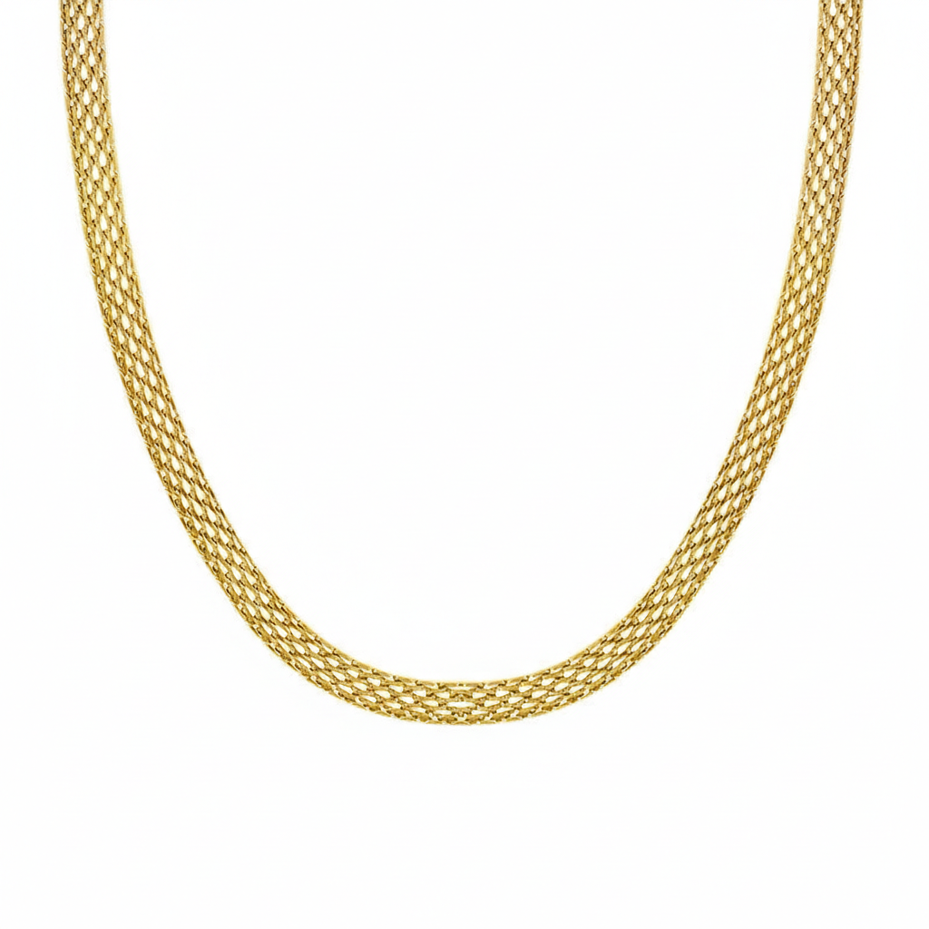 AURELIA MESH GOLD NECKLACE