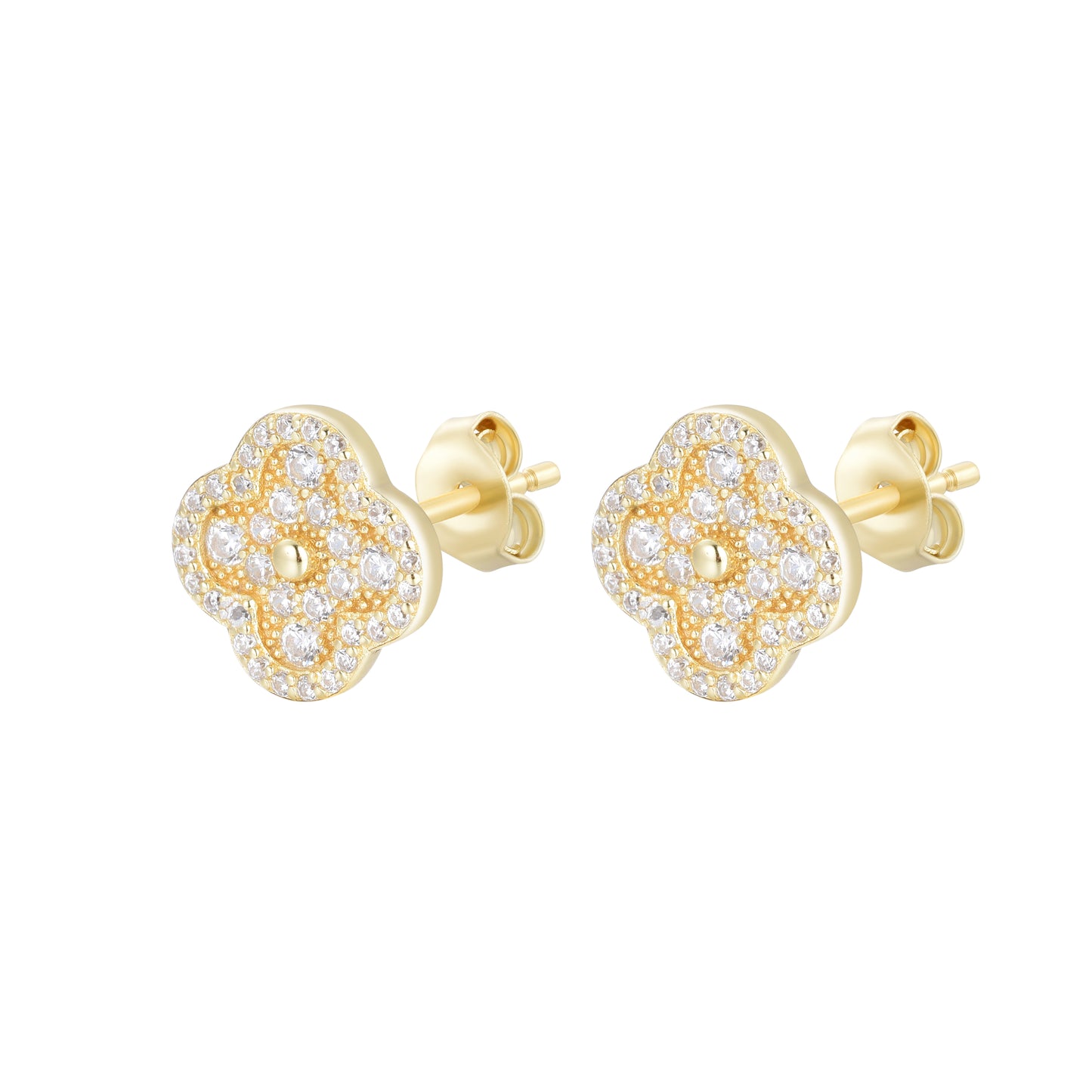 ARYA CLOVER GOLD EARRINGS