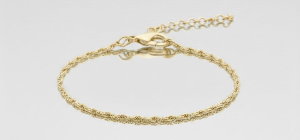 CLASSIC ROPE 2MM GOLD BRACELET