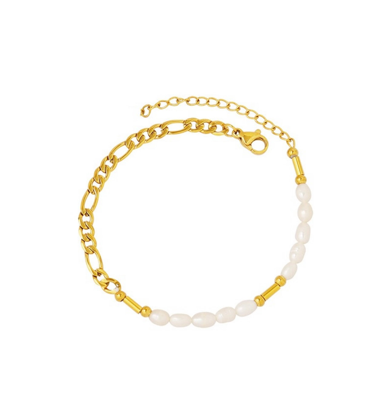 MOLLY PEARL GOLD BRACELET