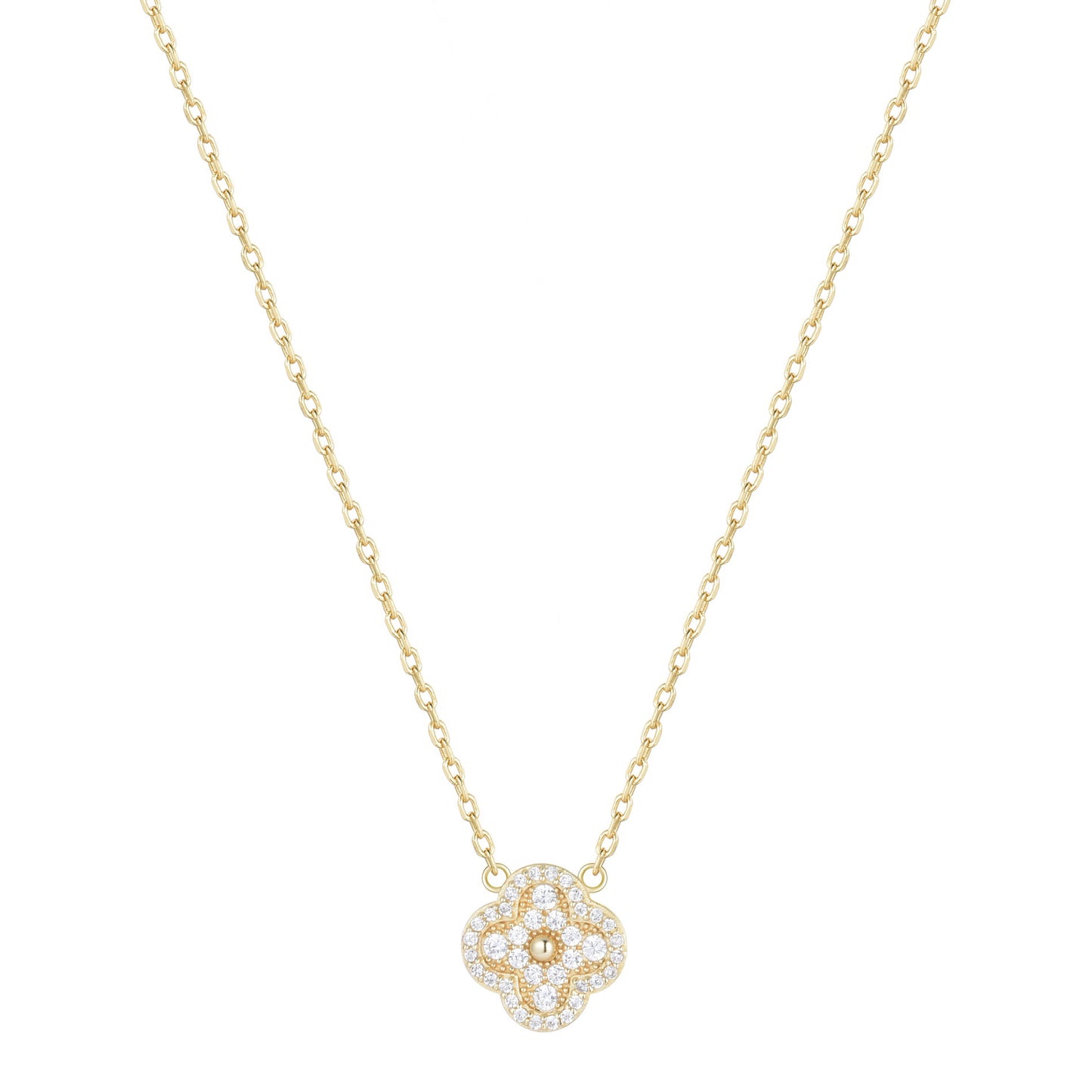 ARYA MINI CLOVER GOLD NECKLACE