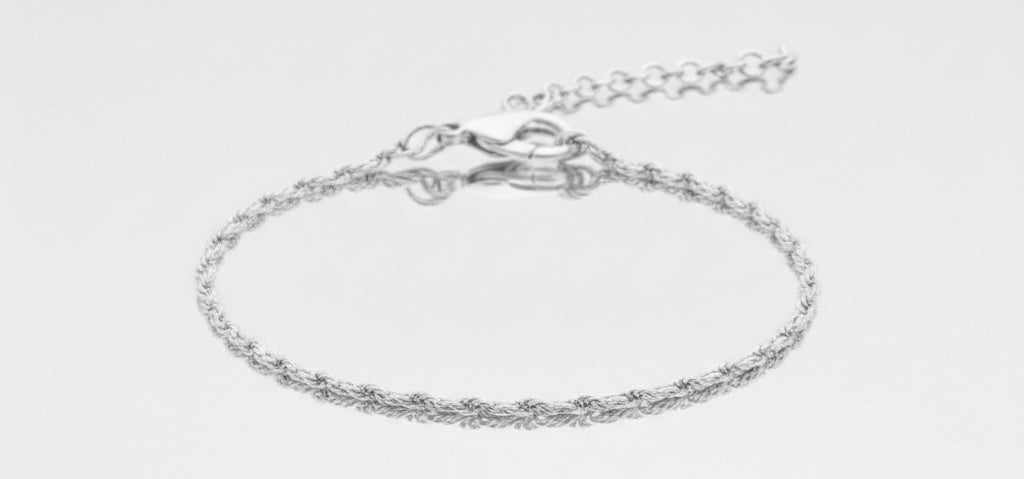 CLASSIC ROPE 2MM SILVER BRACELET