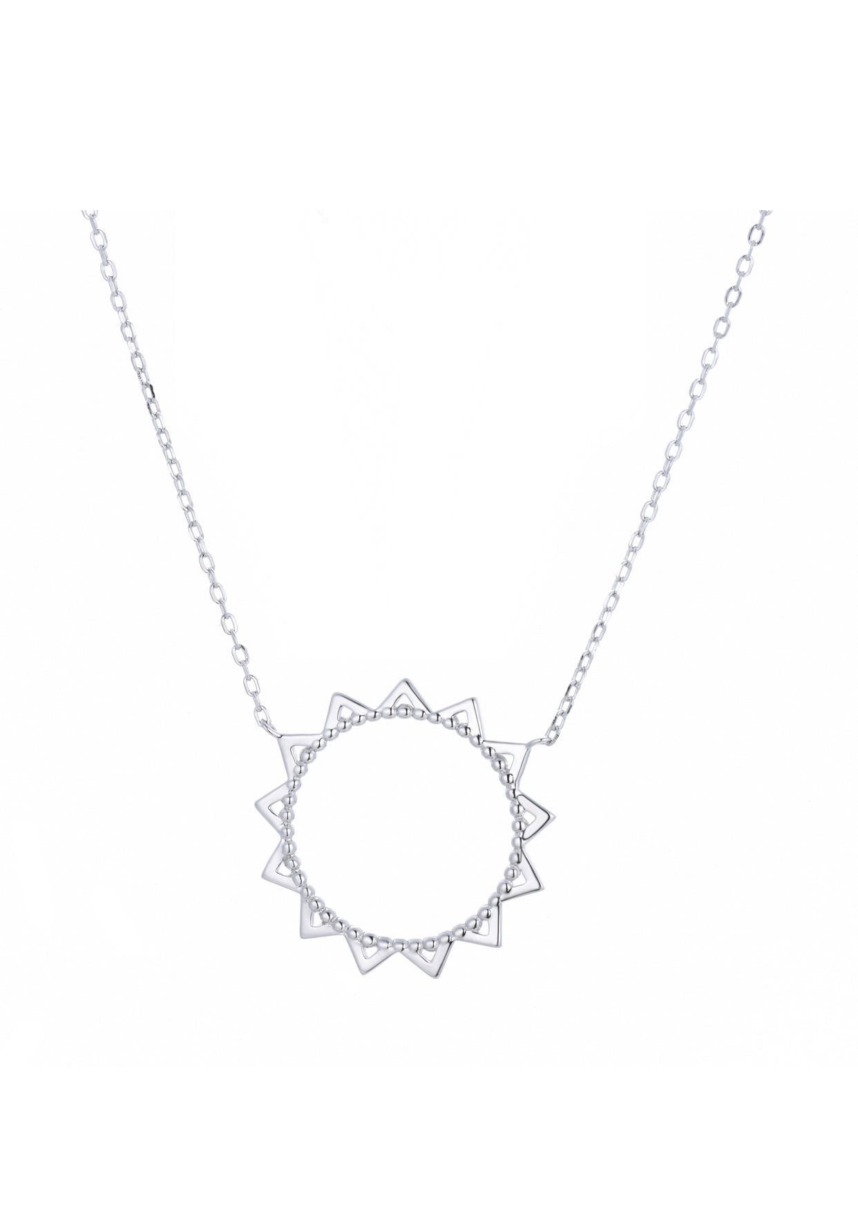 sol silver necklace