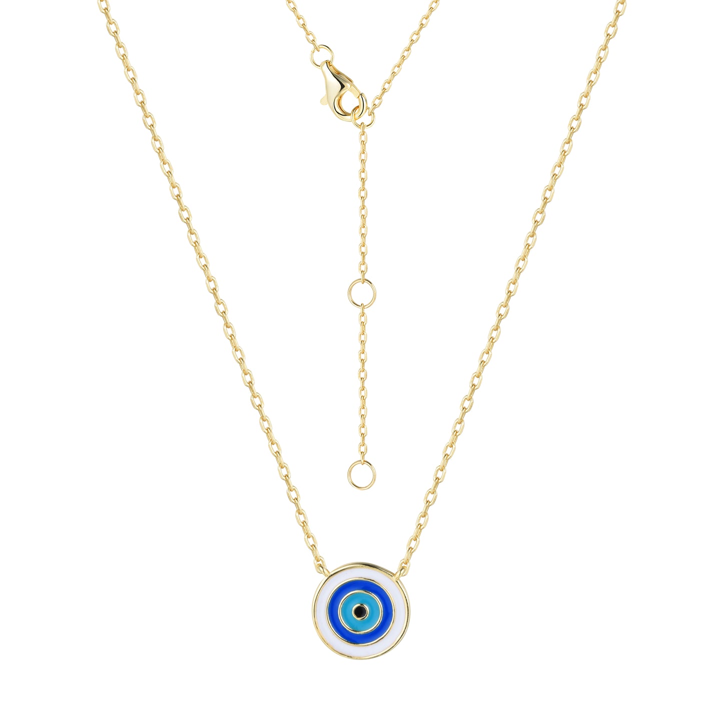 AMIRA EVIL EYE GOLD NECKLACE