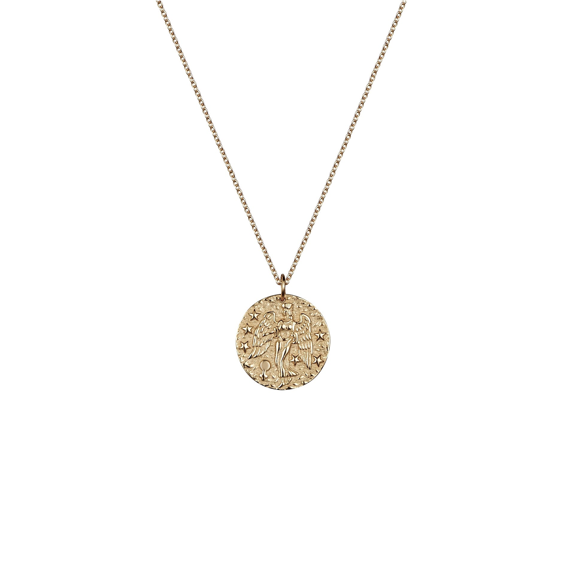 Virgo rose gold necklace