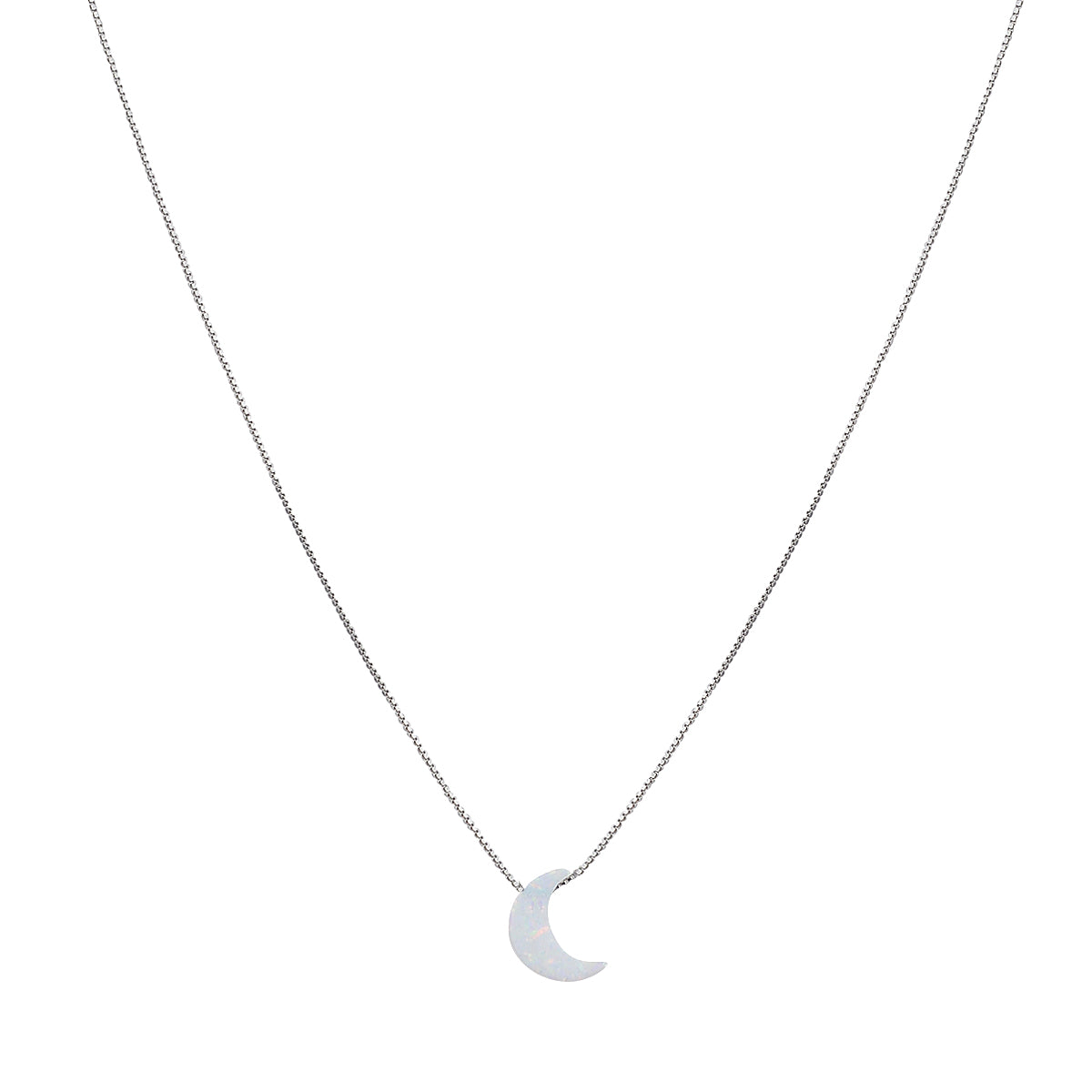 BOHO MOON WHITE OPALITE NECKLACE