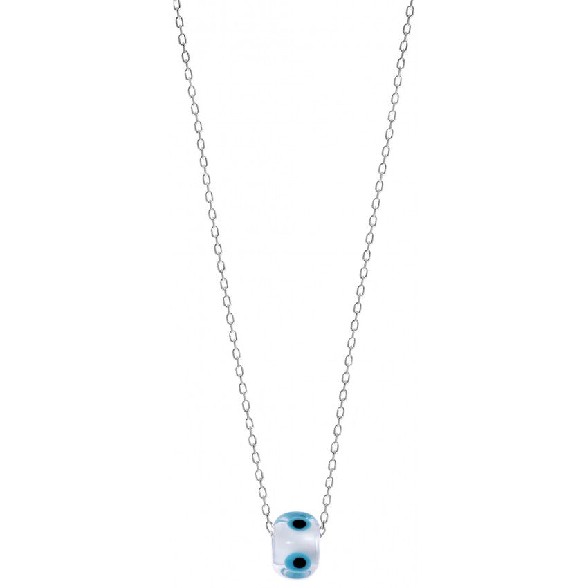 Evil eye bead necklace