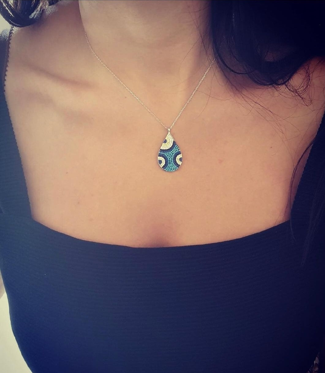 JACKIE EVIL EYE NECKLACE
