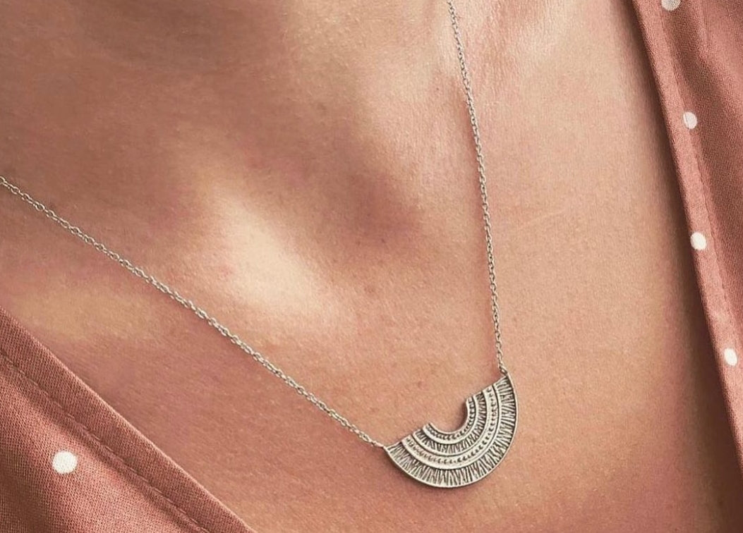 MARCELLA VINTAGE STERLING SILVER NECKLACE