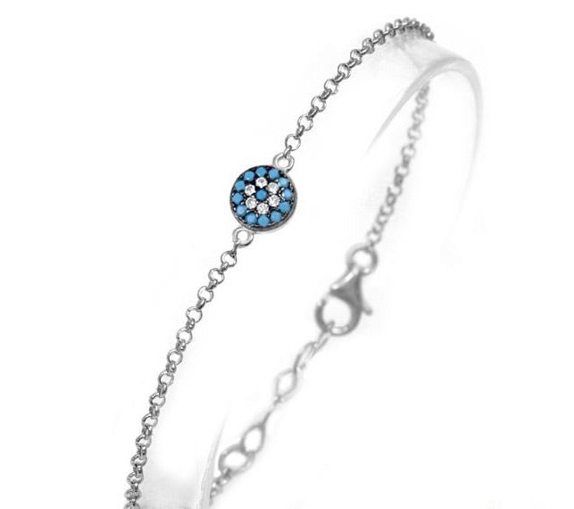 EVIL EYE TURQUOISE BRACELET