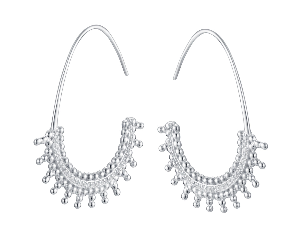 BOHO SUN SILVER EARRINGS