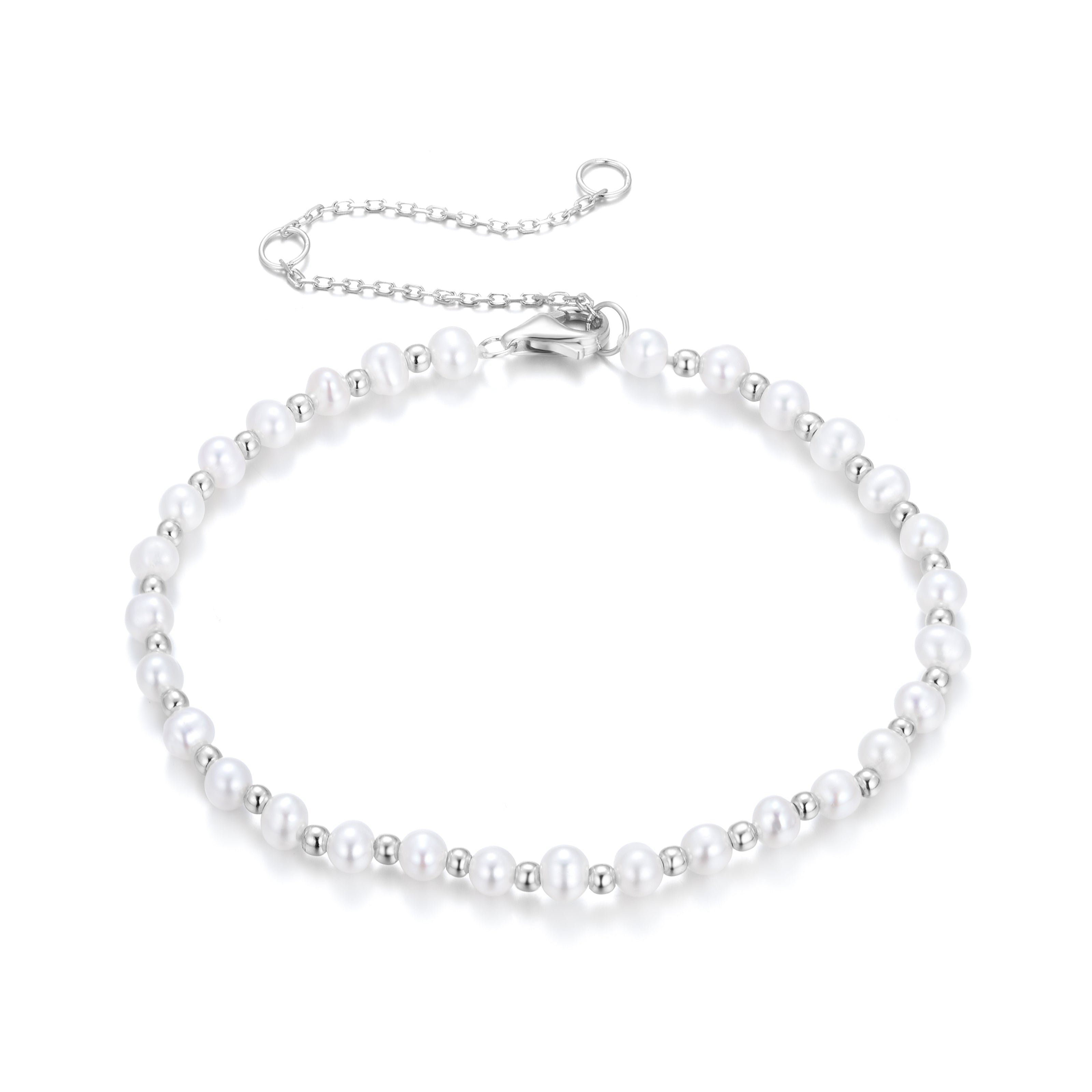 AMANI FRESHWATER PEARL SILVER BRACELET