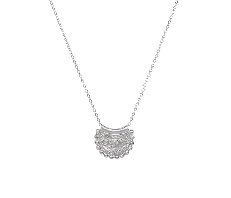 MANDALA VINTAGE STERLING SILVER NECKLACE