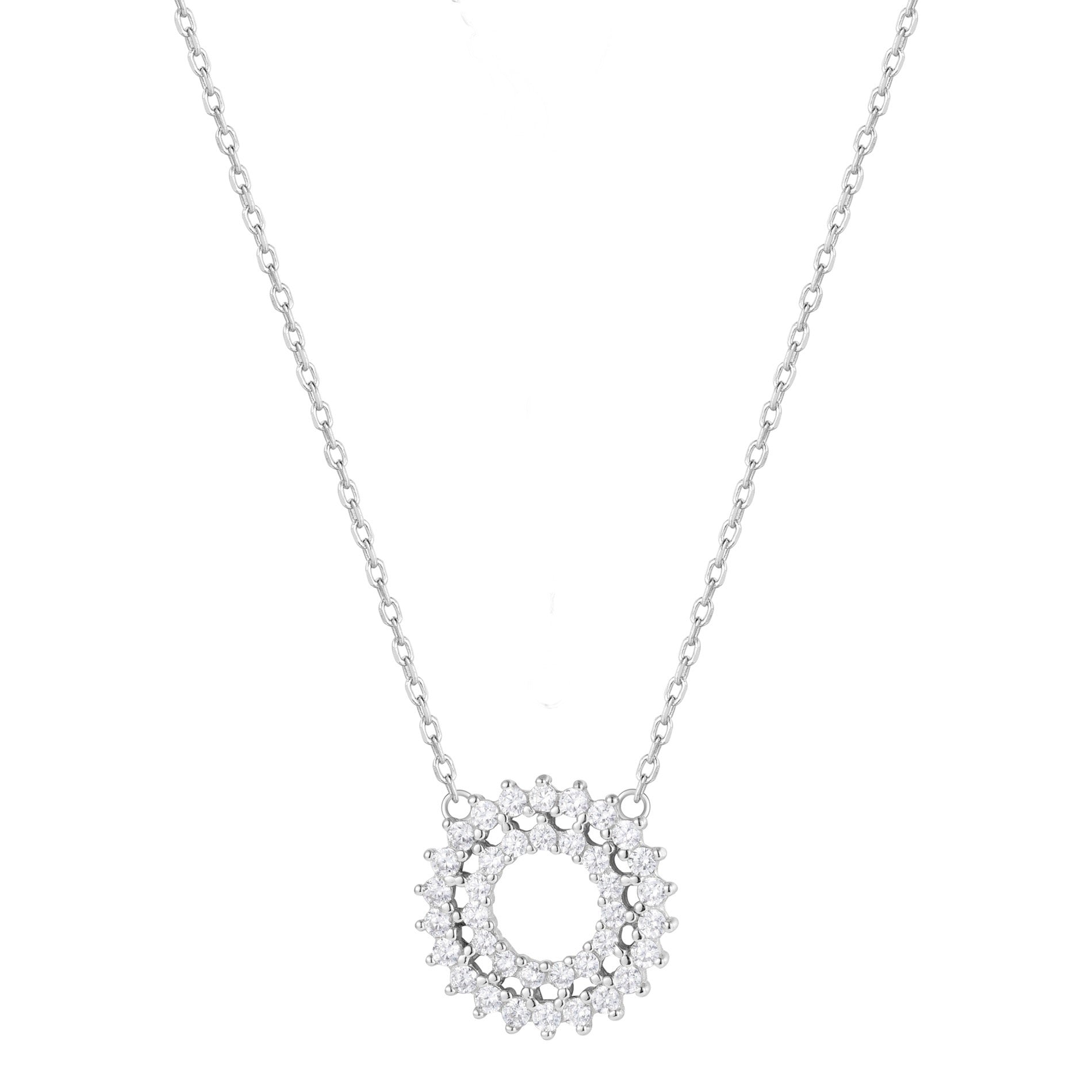ELSIE BOHO SUN SILVER NECKLACE