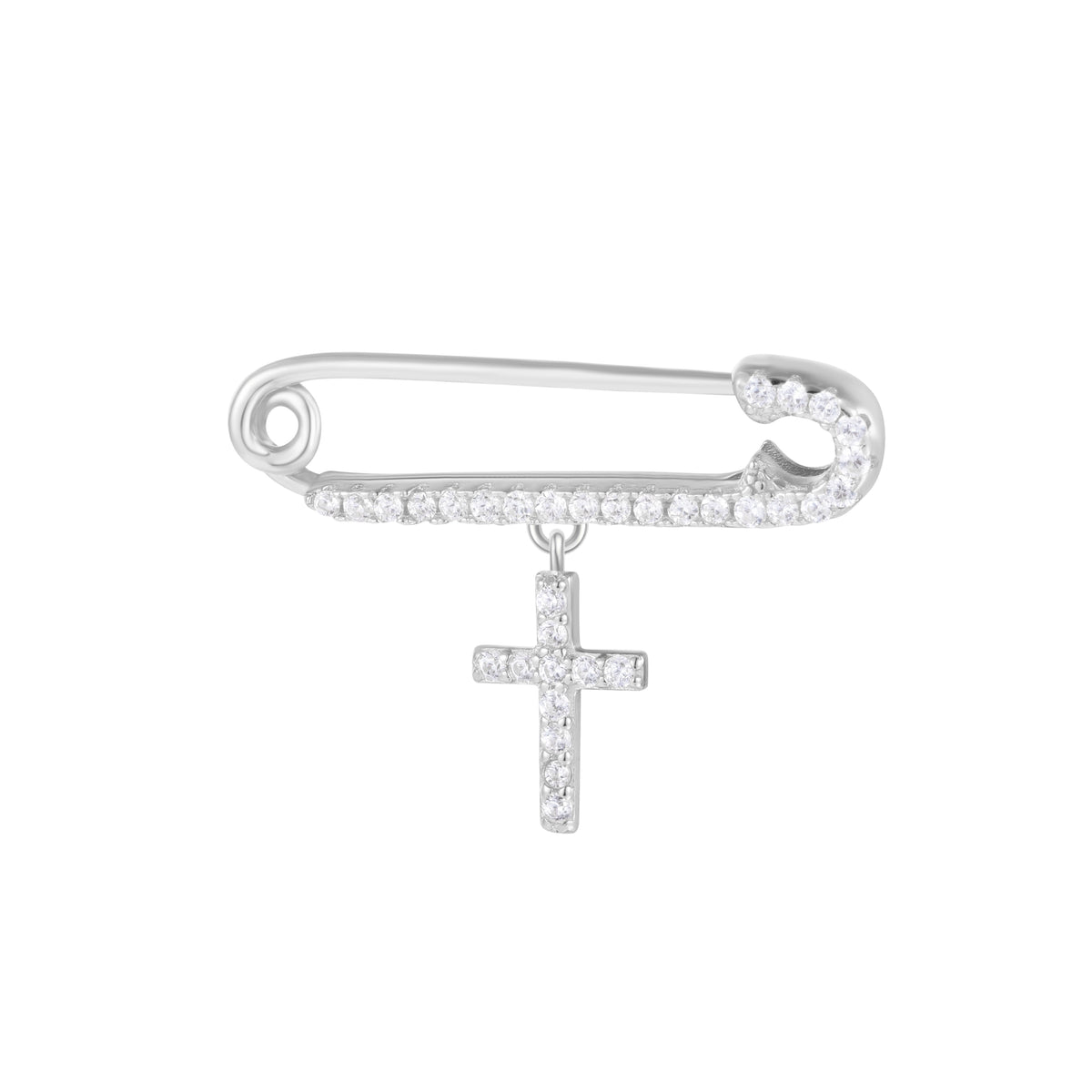 Cross Baby Silver Pin