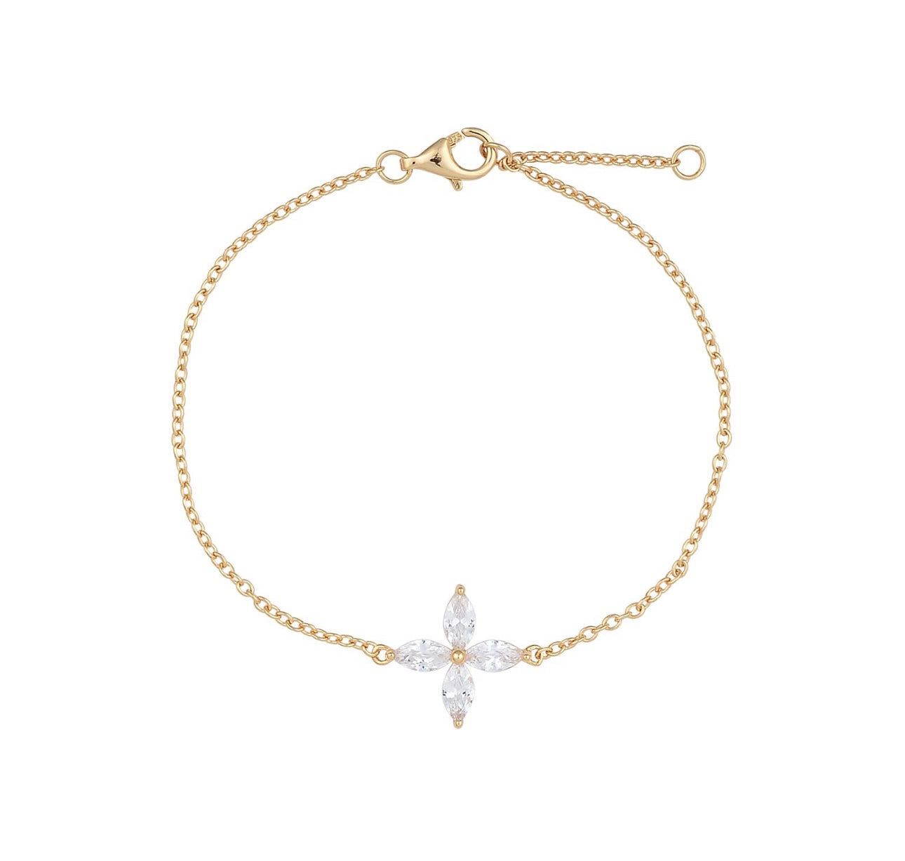 BLOSSOM FLOWER GOLD BRACELET