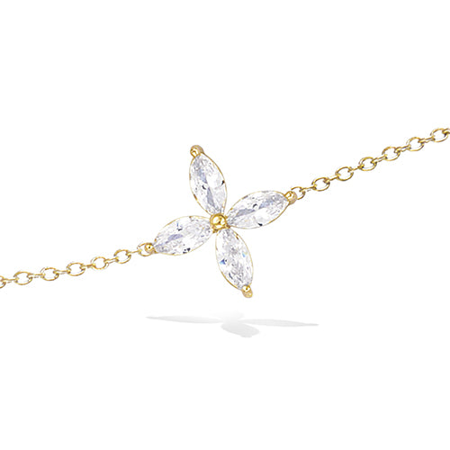 BLOSSOM FLOWER GOLD BRACELET