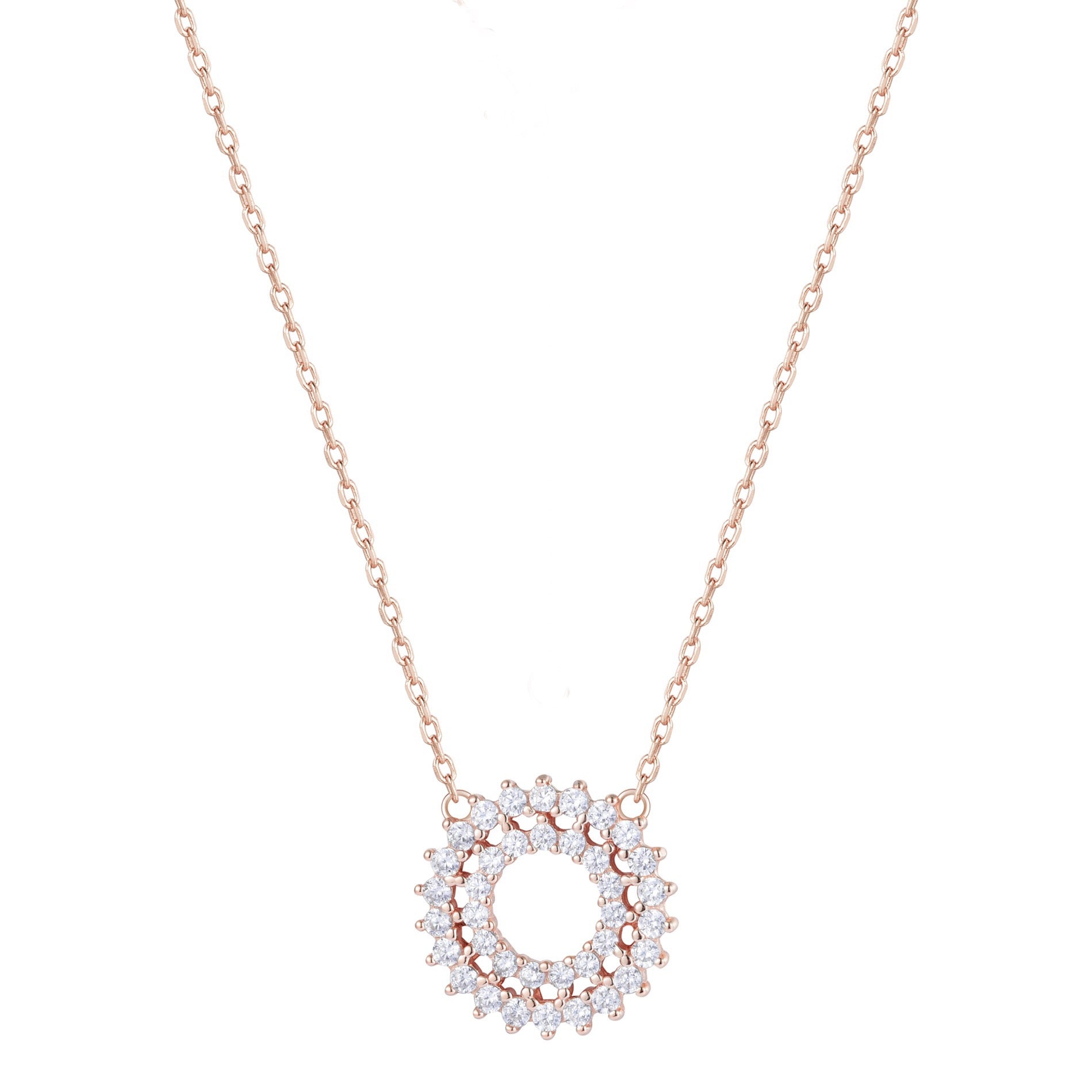 ELSIE BOHO SUN ROSE GOLD NECKLACE