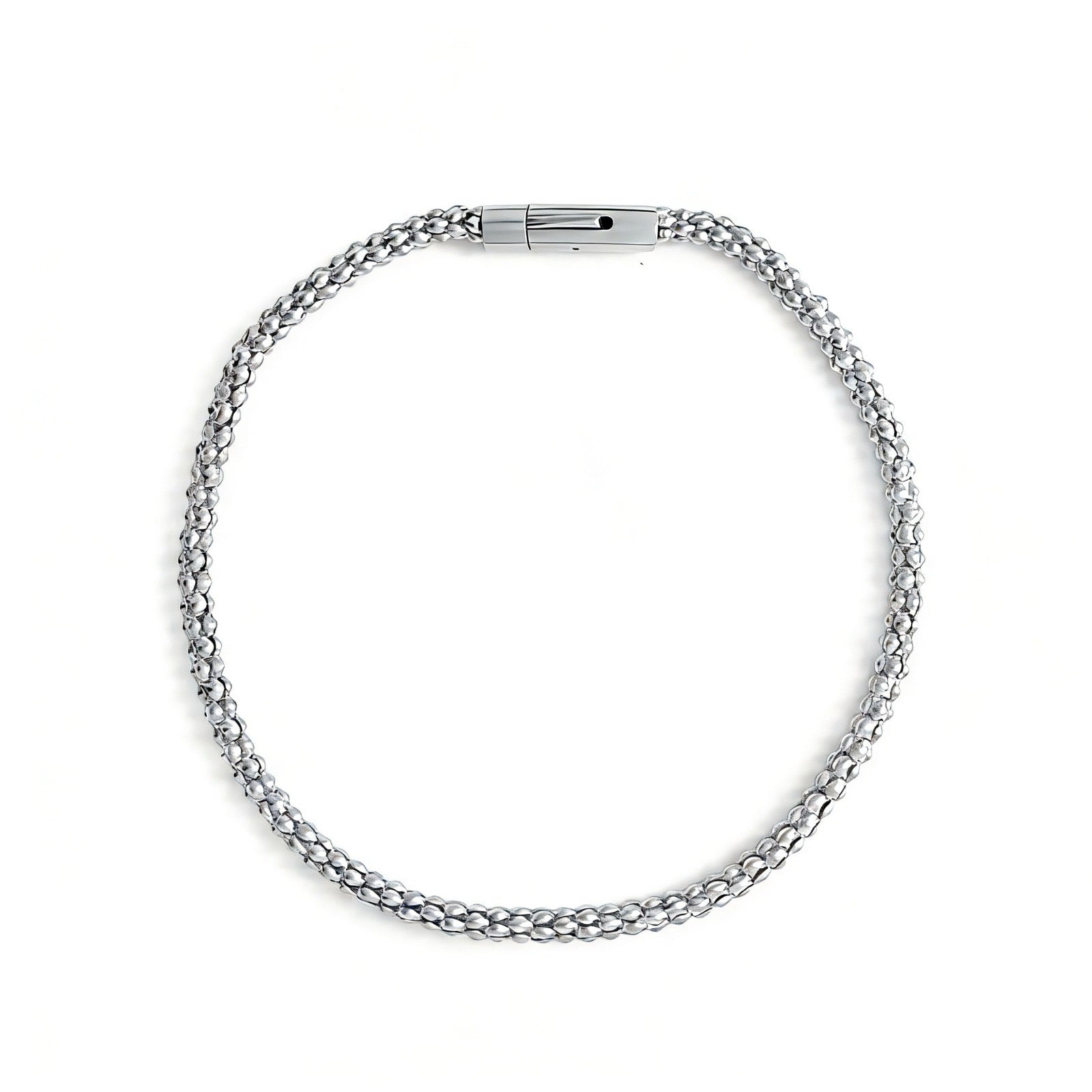 ALIRA LINK SILVER NECKLACE