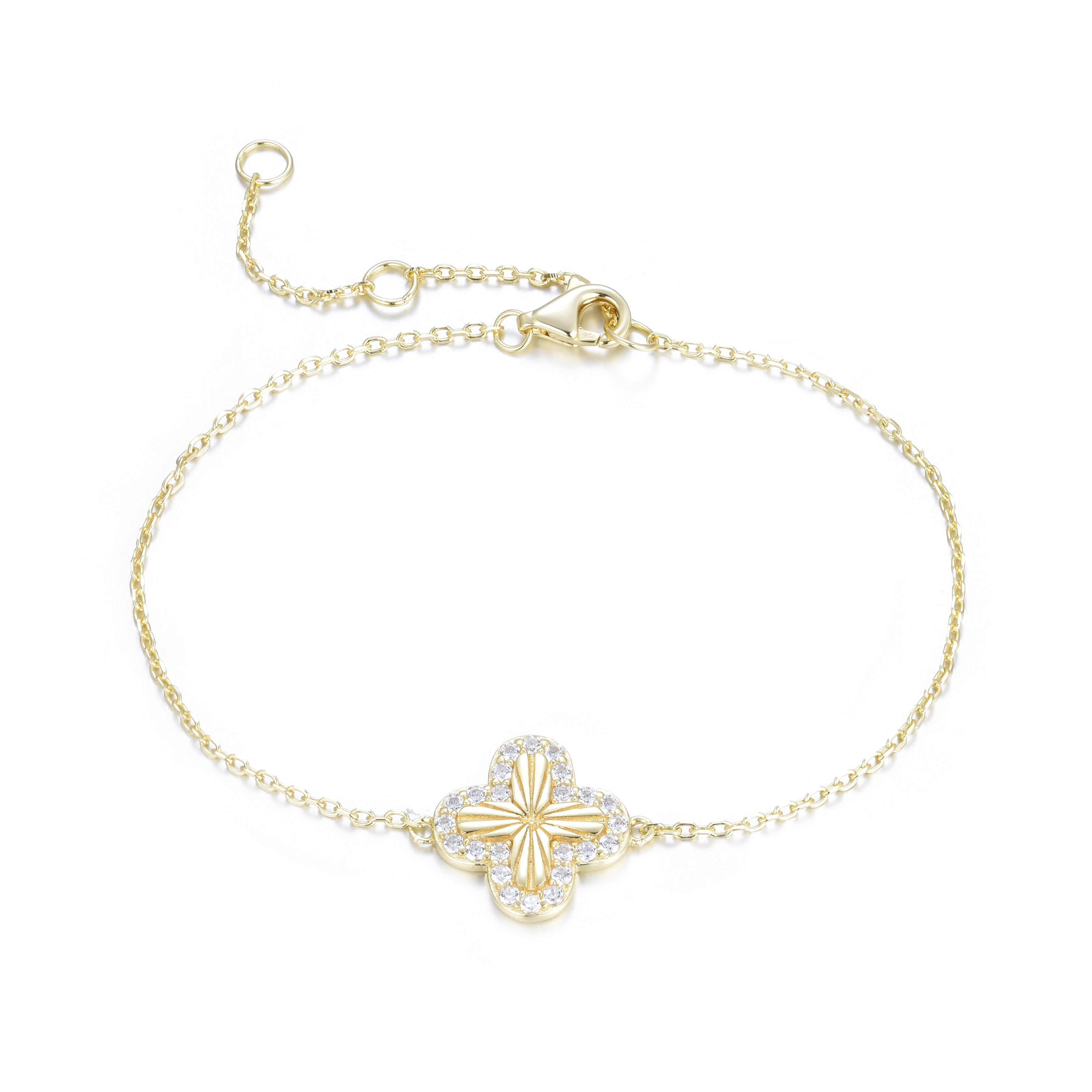 TUSCANY CLOVER GOLD BRACELET