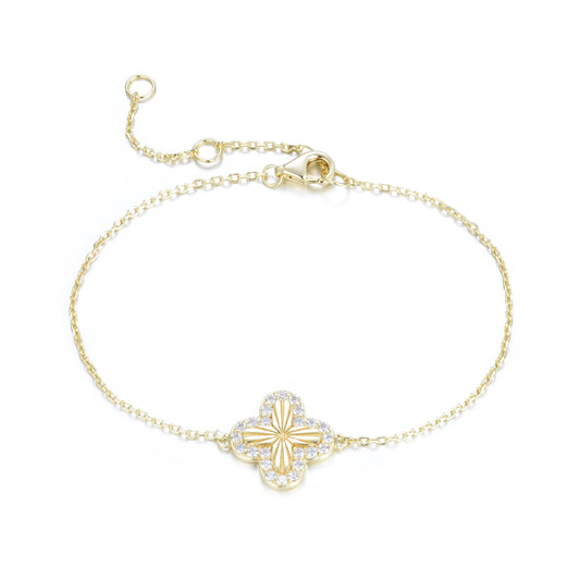 TUSCANY CLOVER GOLD BRACELET