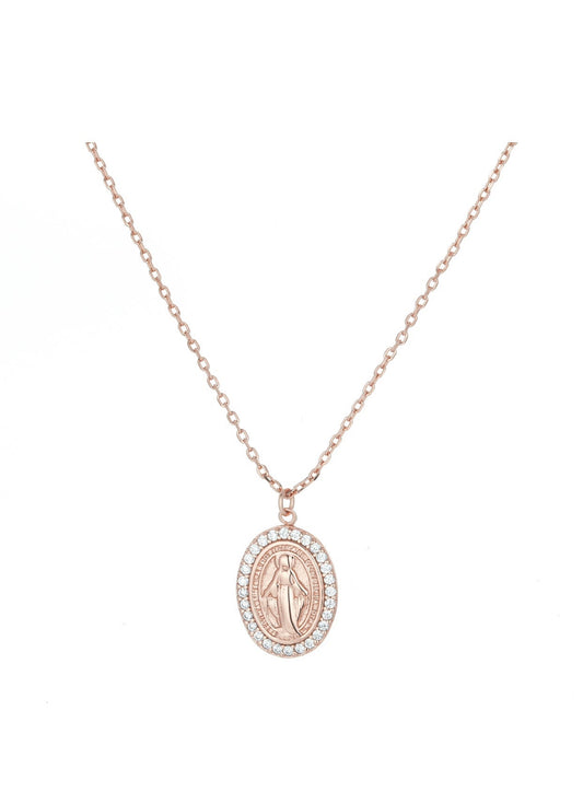 mary rose gold necklace 