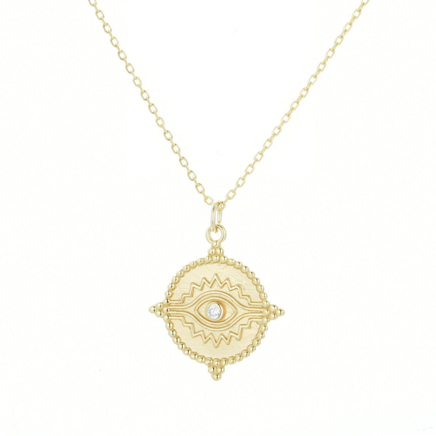 ARIANNA EVIL EYE GOLD NECKLACE