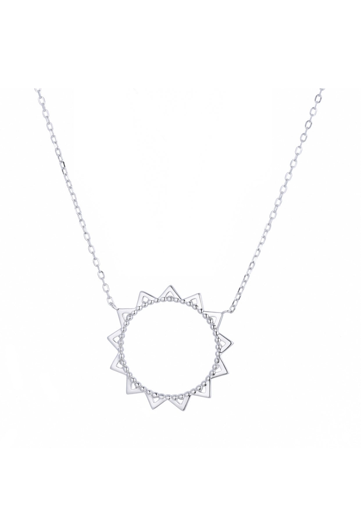 sol silver necklace 