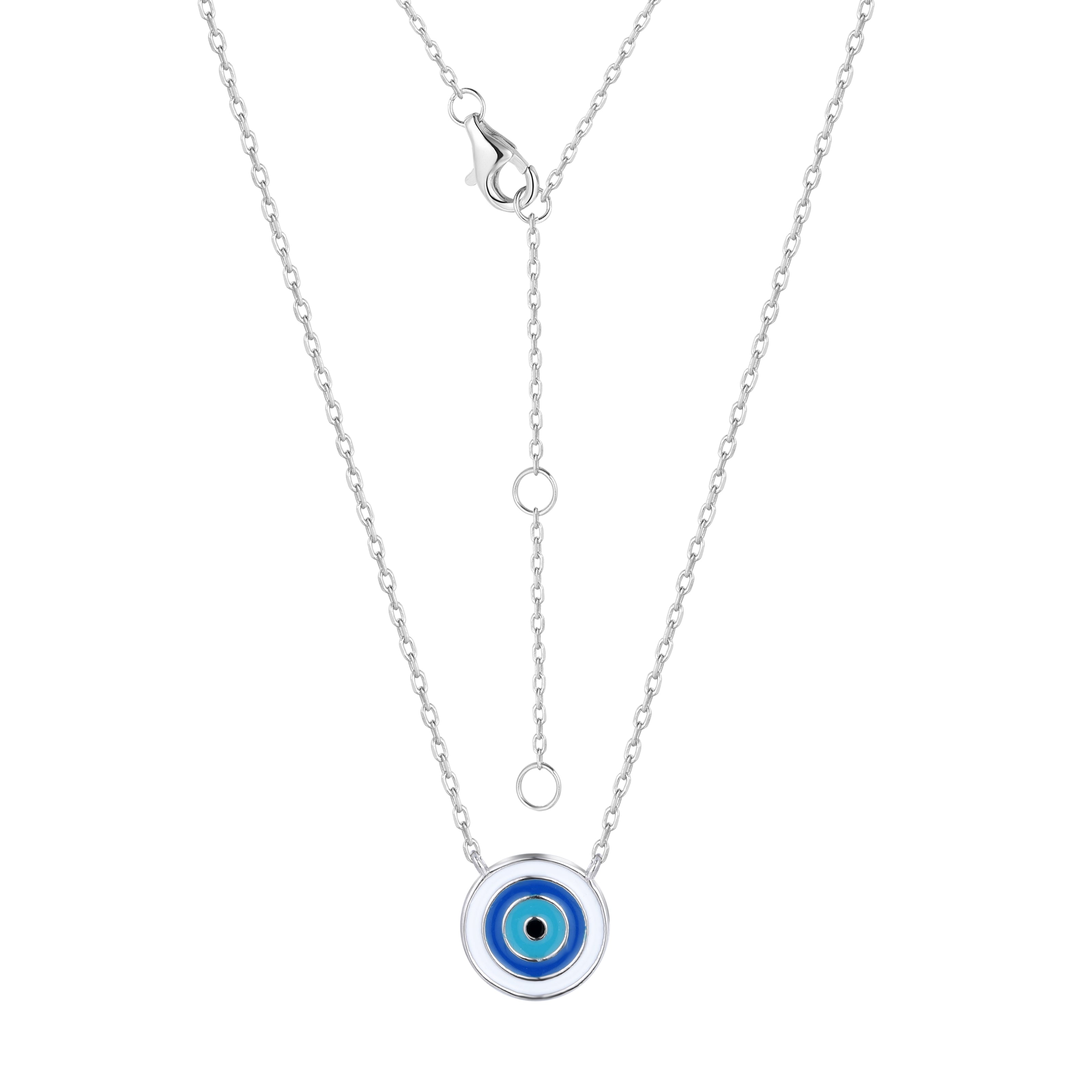 AMIRA EVIL EYE SILVER NECKLACE