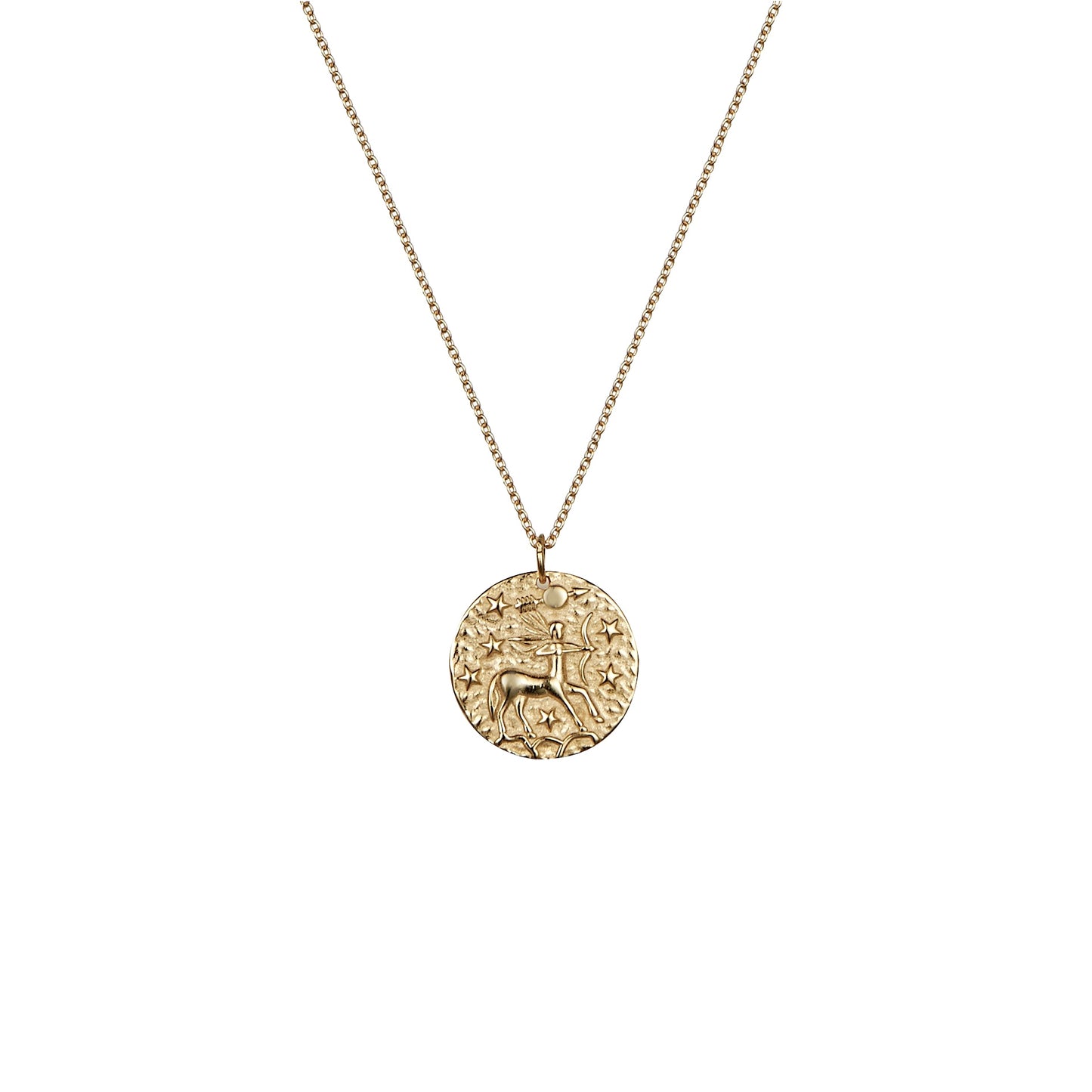 Sagittarius rose gold necklace 