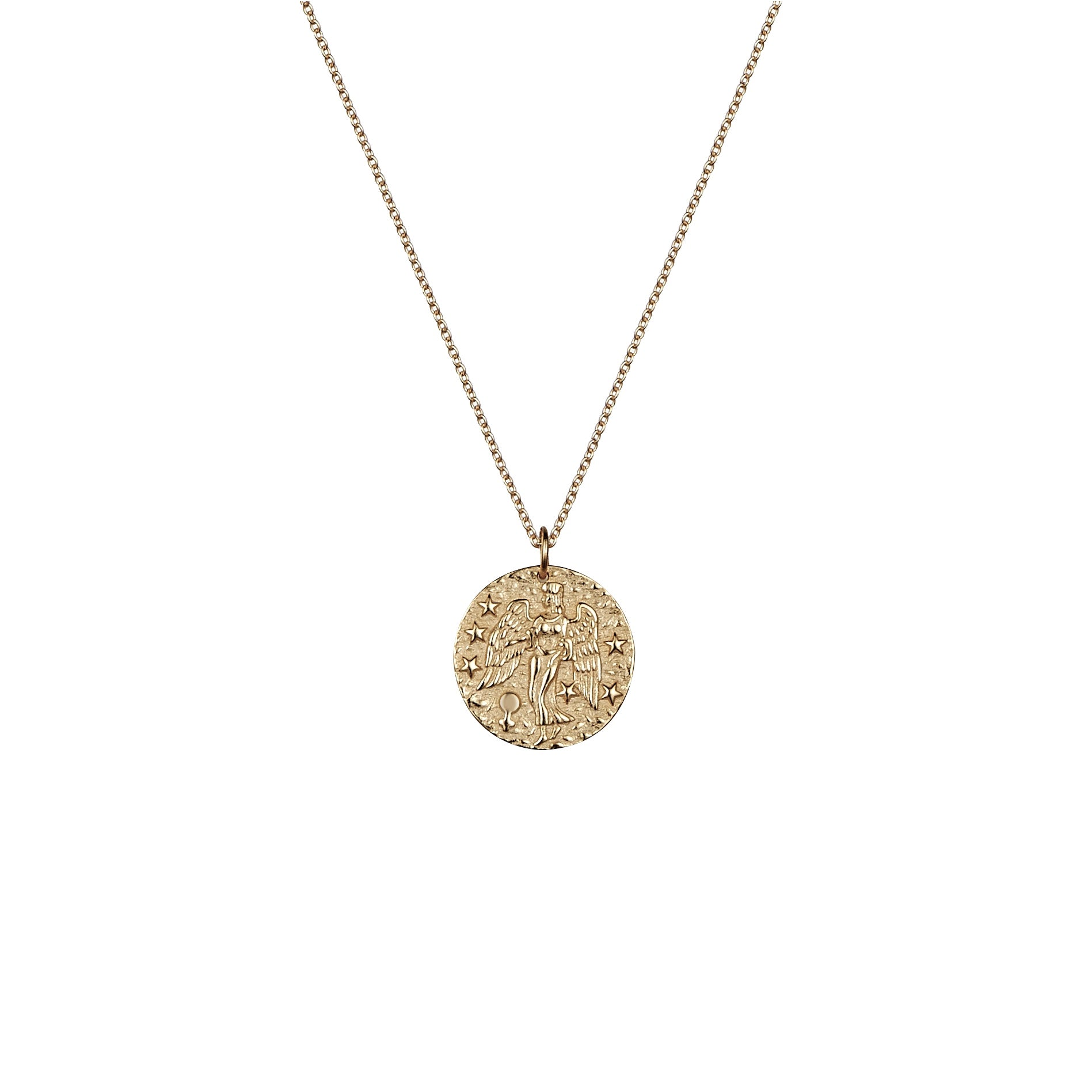Virgo rose gold necklace 