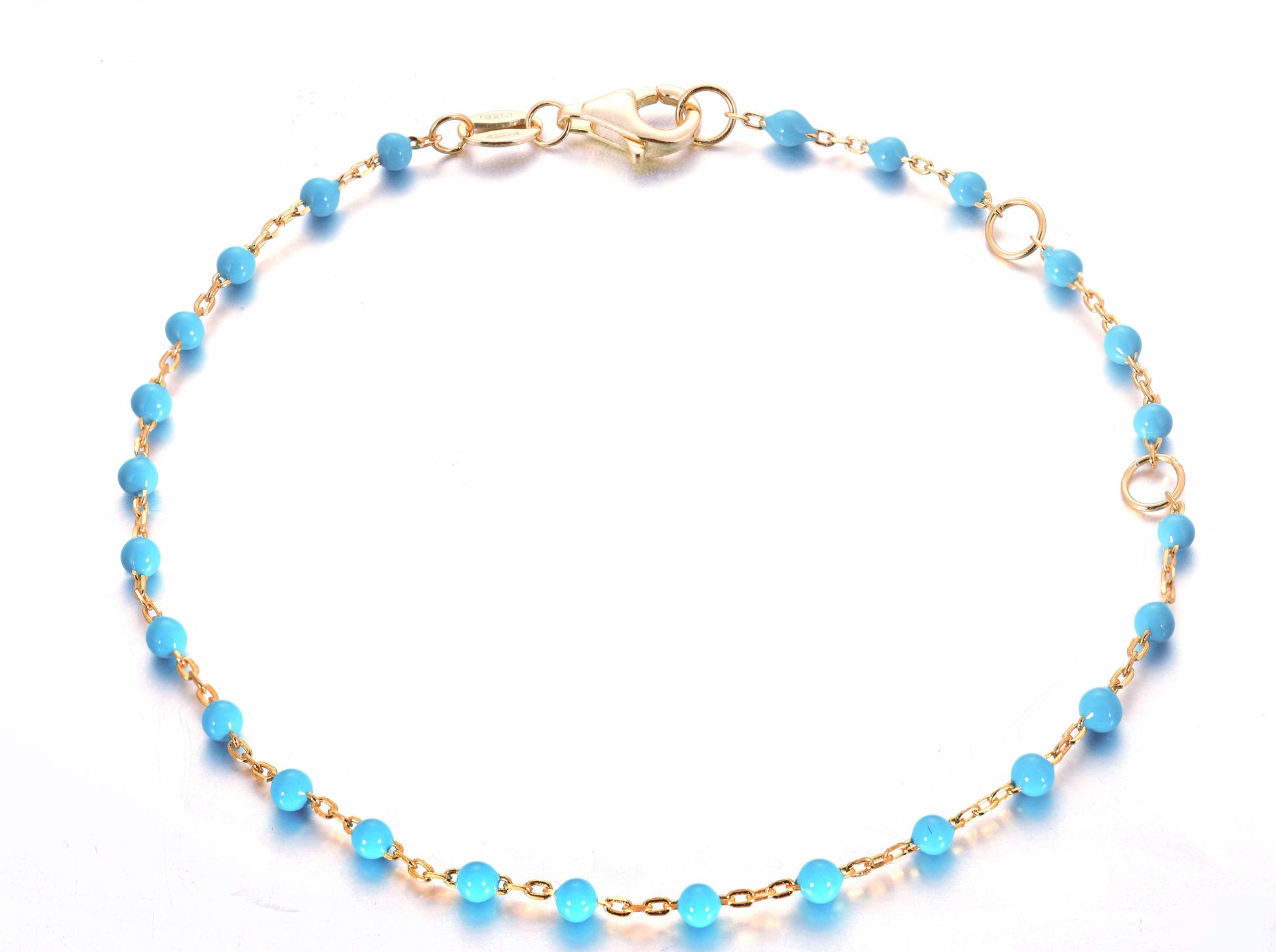 Turquoise beaded bracelet 
