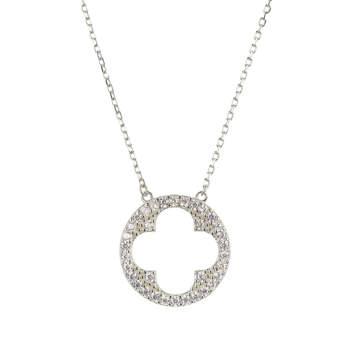 Cut out clover necklace 