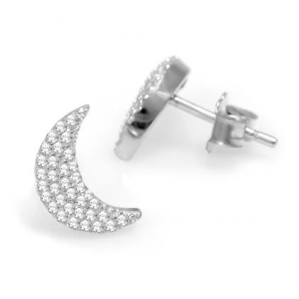 eclipse moon earrings