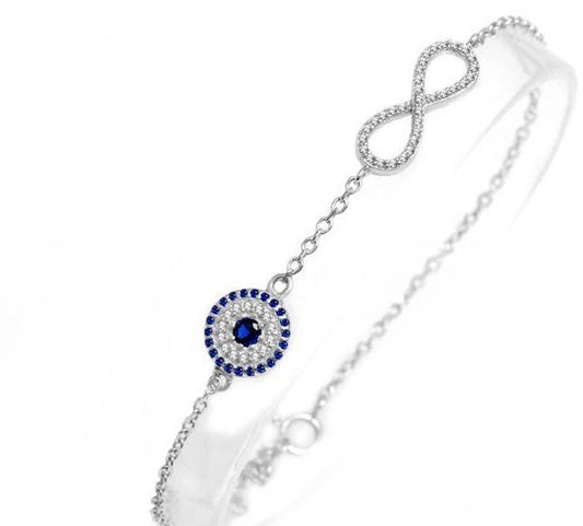 evil eye and eternity bracelet