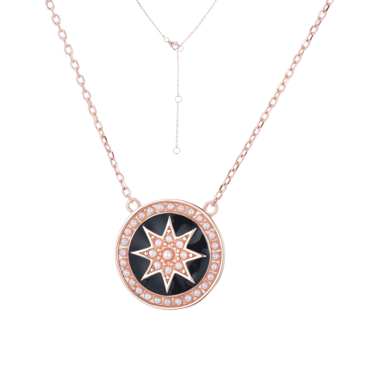 SUSIE FRESHWATER PEARL ROSE GOLD NECKLACE