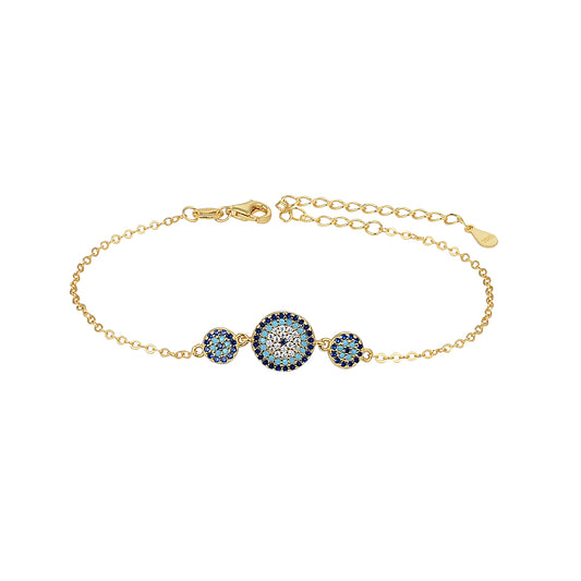 DAYANA EVIL EYE GOLD BRACELET