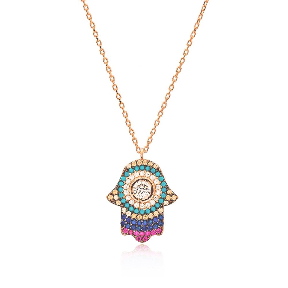 GYPSY HAMSA NECKLACE