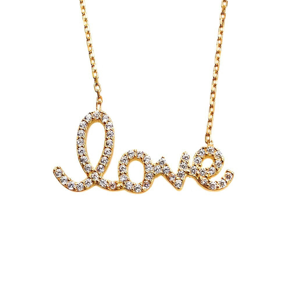 love letters rose gold jewellery