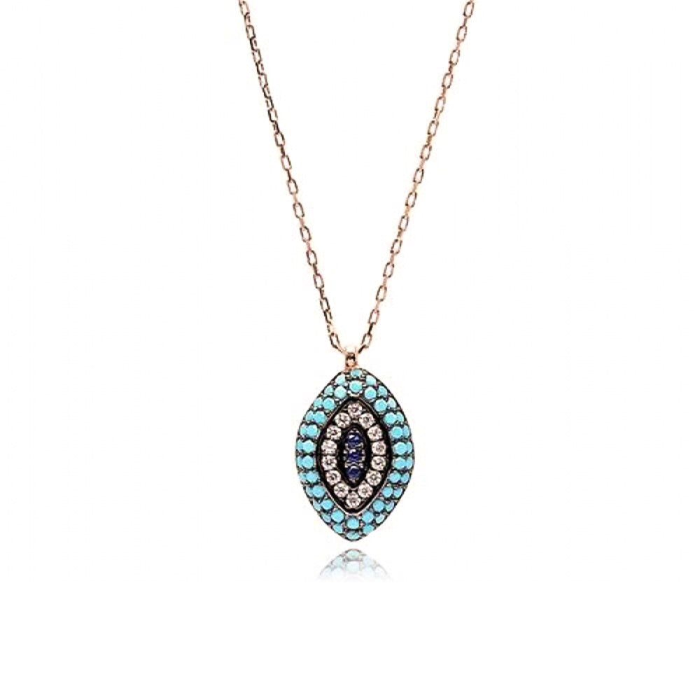 galatea oval turquoise necklace 