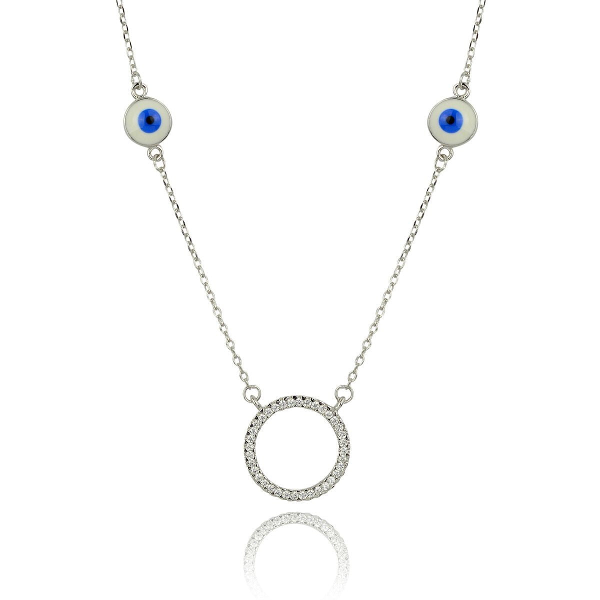 EYE SEE YOU STERLING SILVER NECKLACE