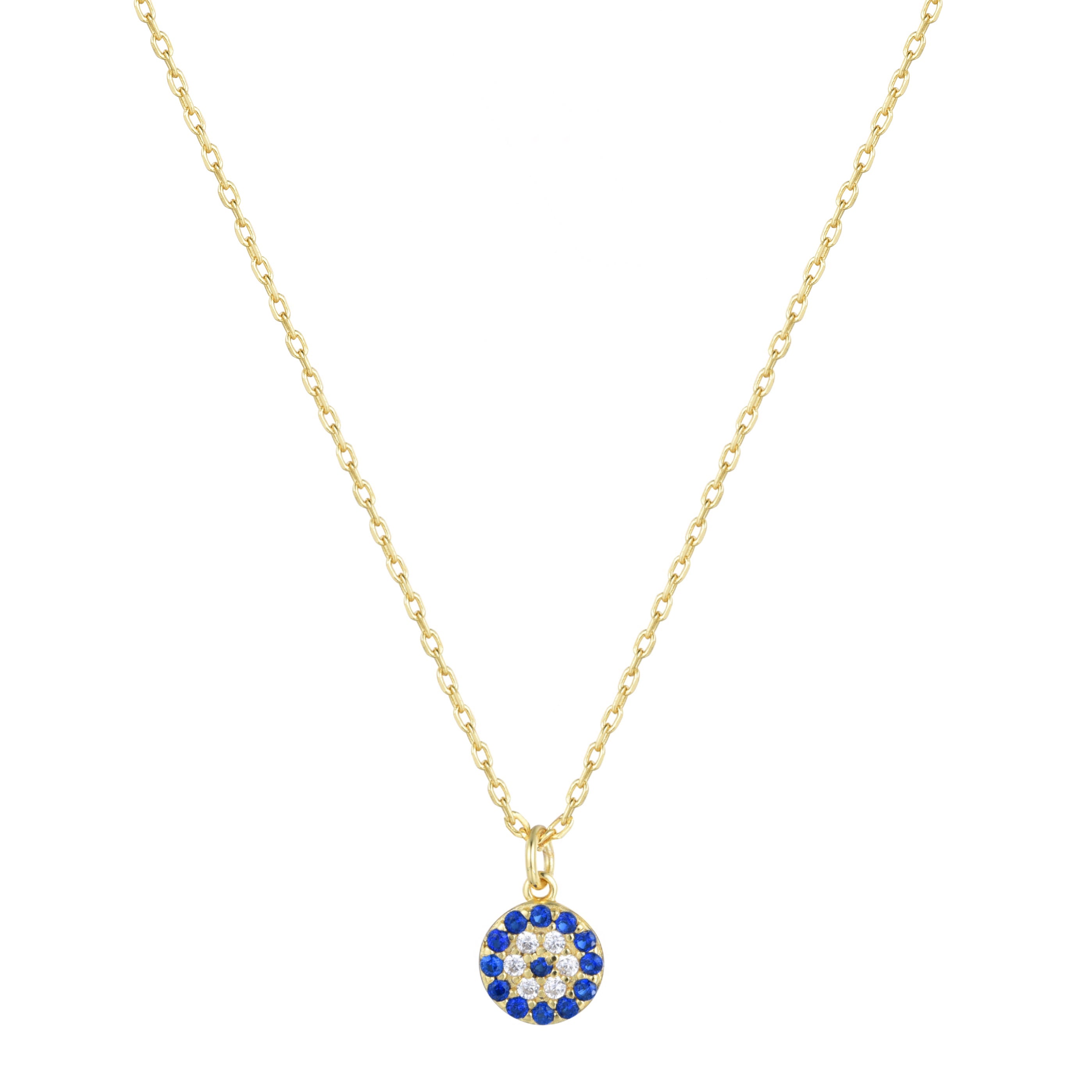 DAVINA EVIL EYE GOLD NECKLACE