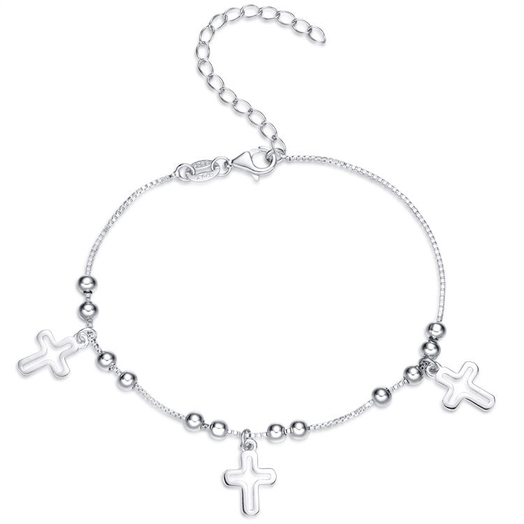 ROSARY CROSS BRACELET