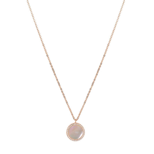 ROUND MOTHER OF PEARL NECKLACE