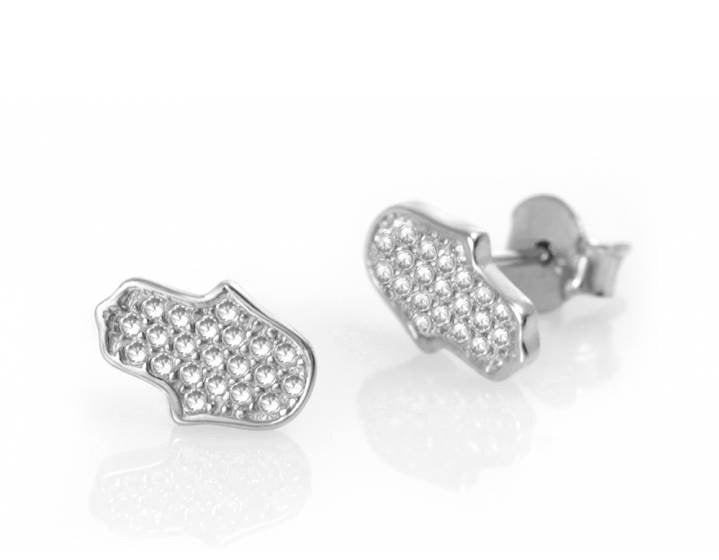 hamsa ear studs