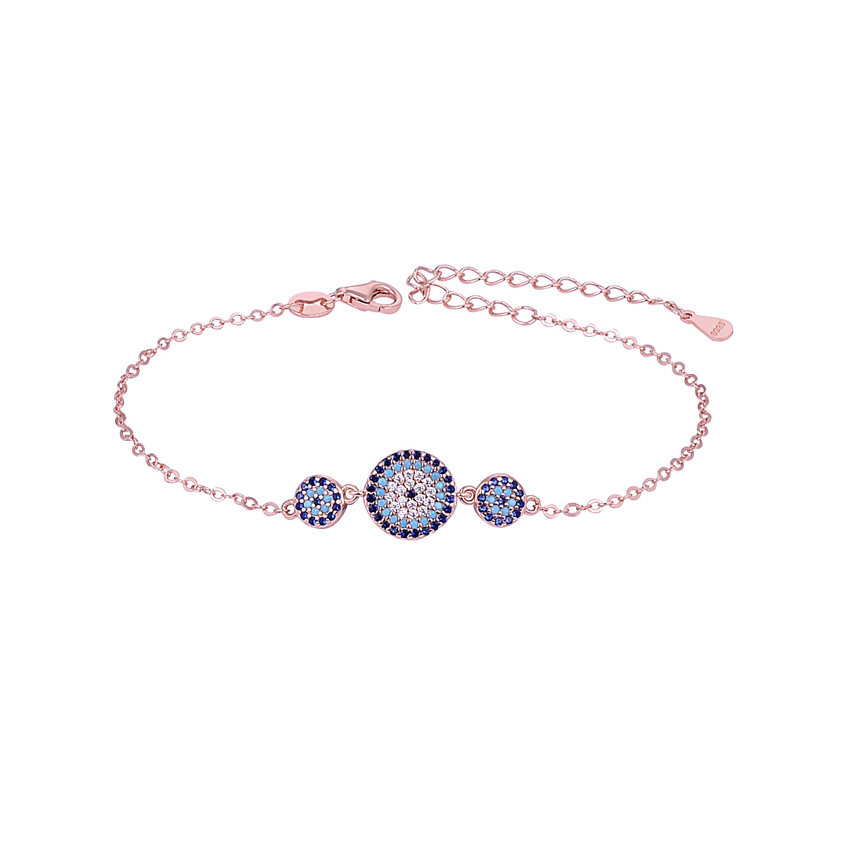 DAYANA EVIL EYE ROSE GOLD BRACELET