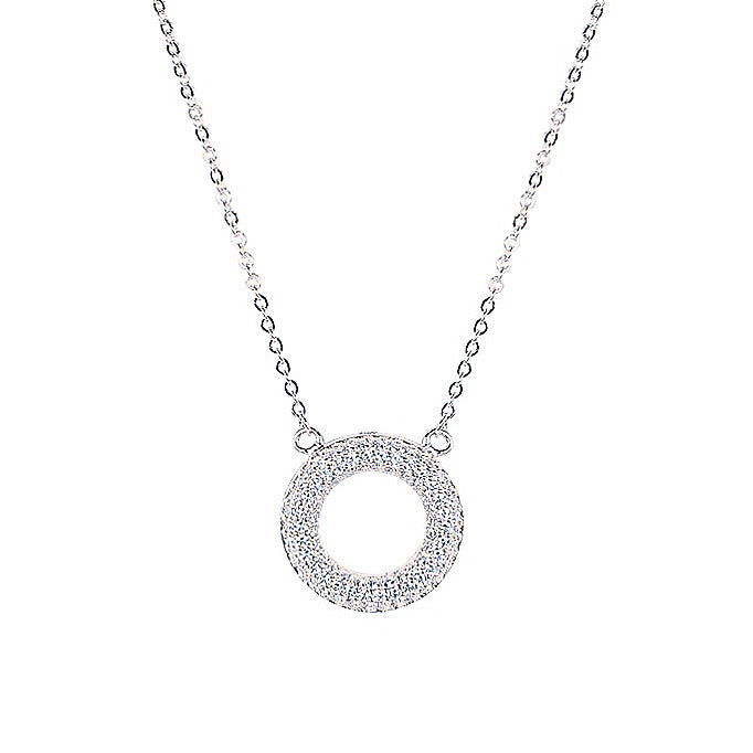 ALIQUE ROUND STERLING SILVER NECKLACE