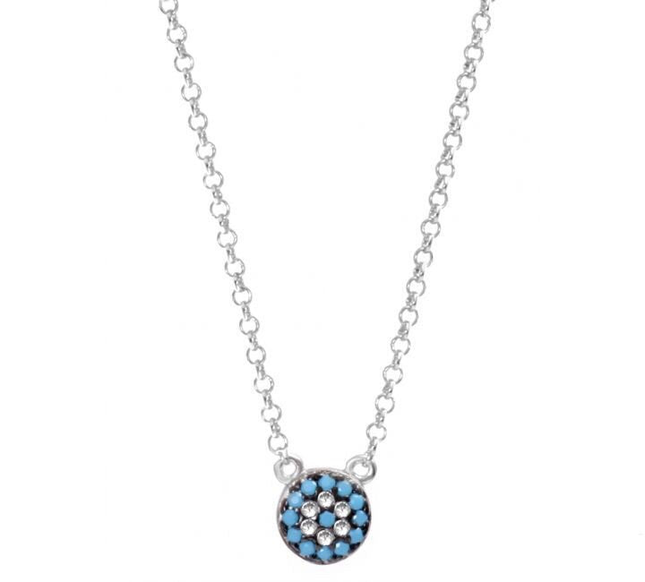 KAYLA EVIL EYE TURQUOISE NECKLACE