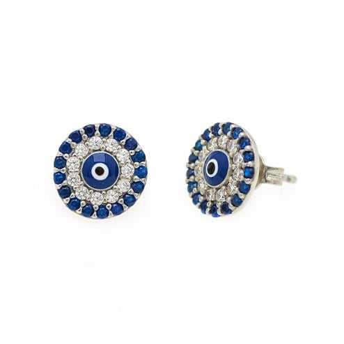 ANASTASIA EVIL EYE EARRINGS