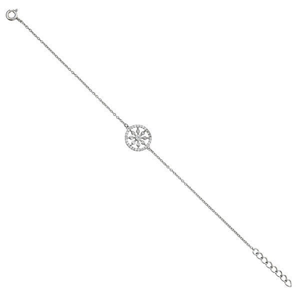 snowflake silver bracelet
